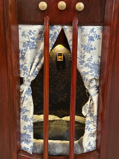 Cat bed refurbished from 1938 Philco radio